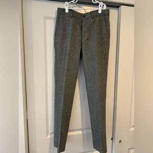 Men’s grey tweed pants